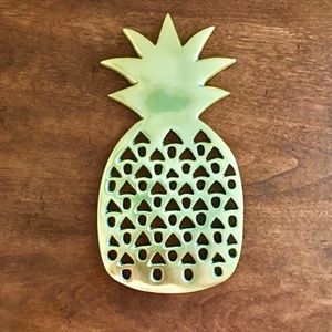 West Elm Brass Pineapple Trivet/Decor